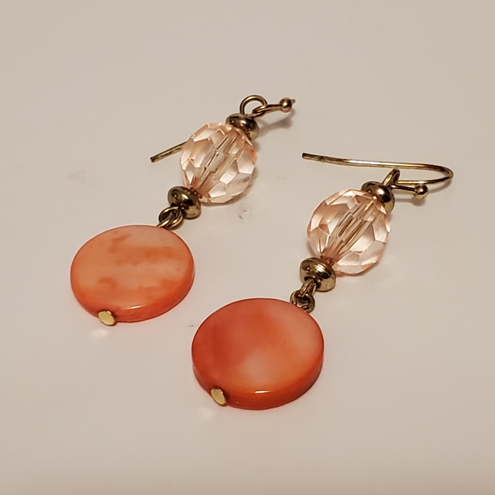 Vintage Peach Earrings